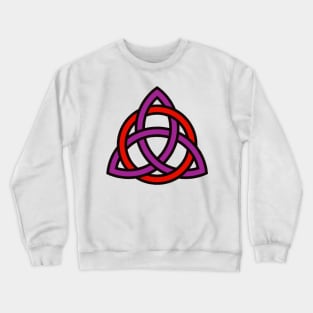 Pagan Pride Triquetra with Ring Crewneck Sweatshirt